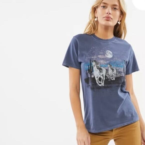 Urban Outfitters Project Social T Wild Horse Tee size S - Picture 1 of 8
